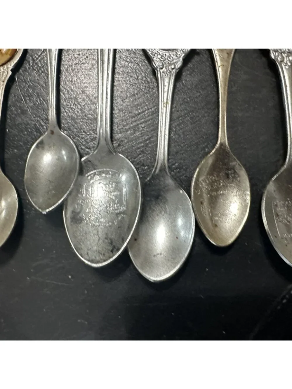 15 PIECE LOT VINTAGE COLLECTIBLE SOUVENIR SPOON USA STATES Japan